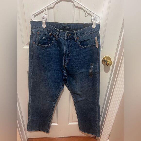NWT Gap Mens original‎ straight leg relaxed through hip & thigh size 32x30 - Picture 6 of 13
